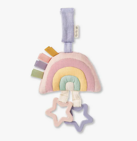 Pastel Rainbow Attachable Travel Toy
